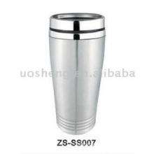 Direct manufacturer 16oz double wall stainless steel travel mug 16oz made in china